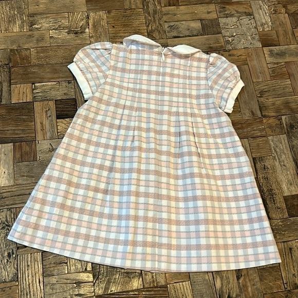 Sarah Louise Toddler English Pink and Ivory Check Dress Size 18 months - Picture 13 of 15